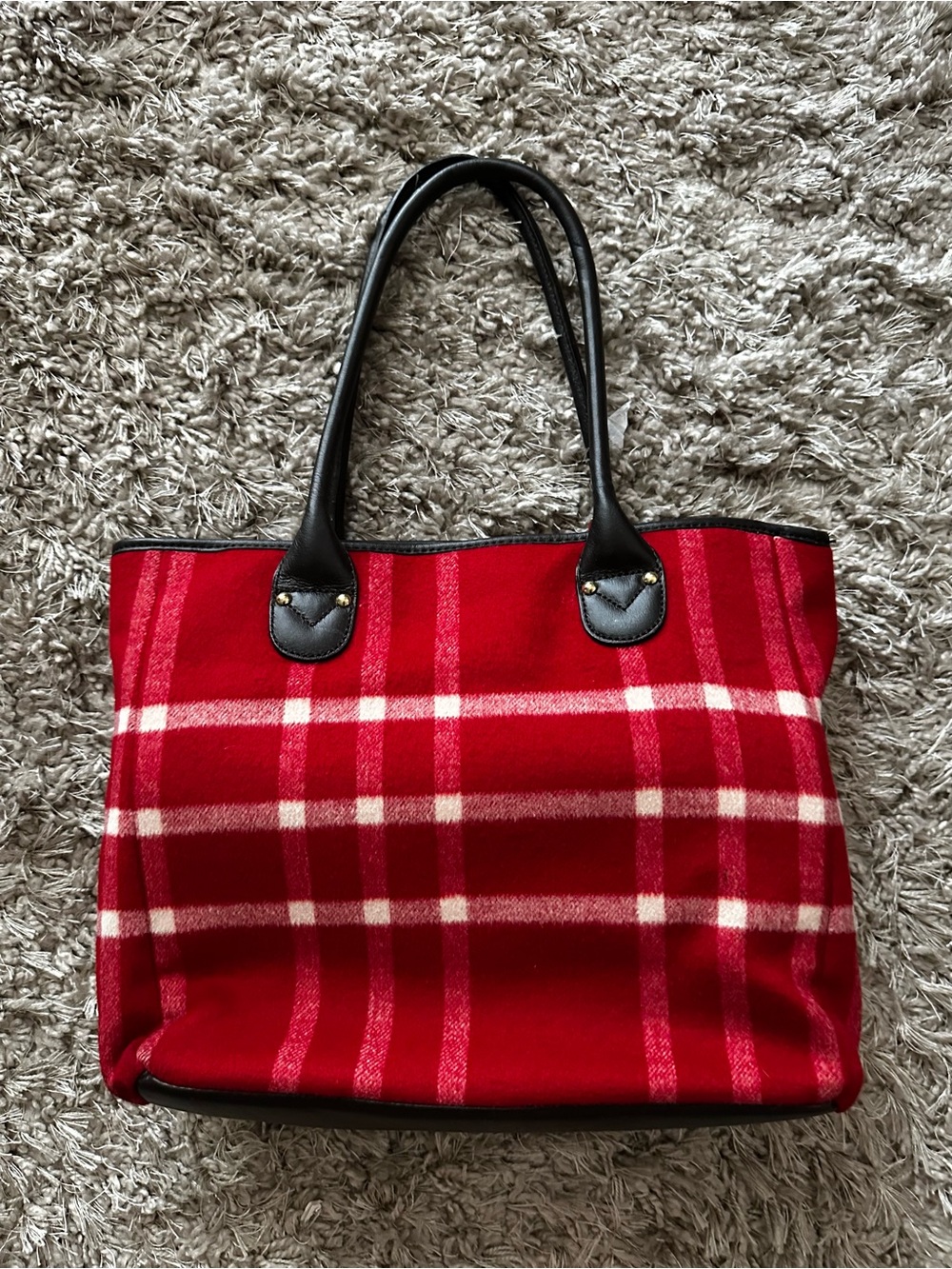 Talbots Red Plaid Check Pattern Used once! - Picture 2 of 5